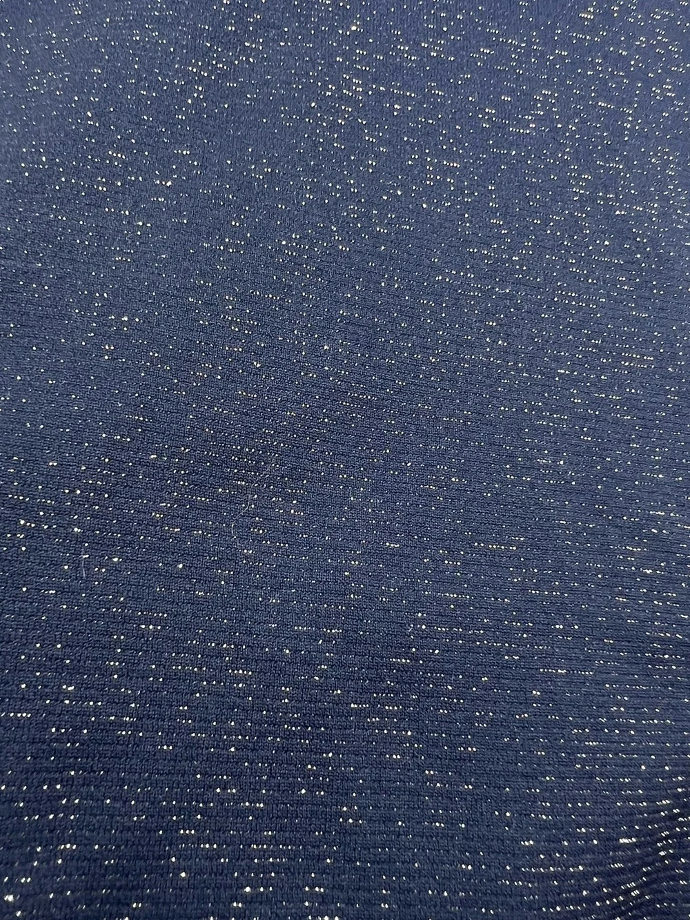 Athleta Momentum Shine Tank Top Navy Blue With Metallic Shimmer Sz Medium - Picture 4 of 6